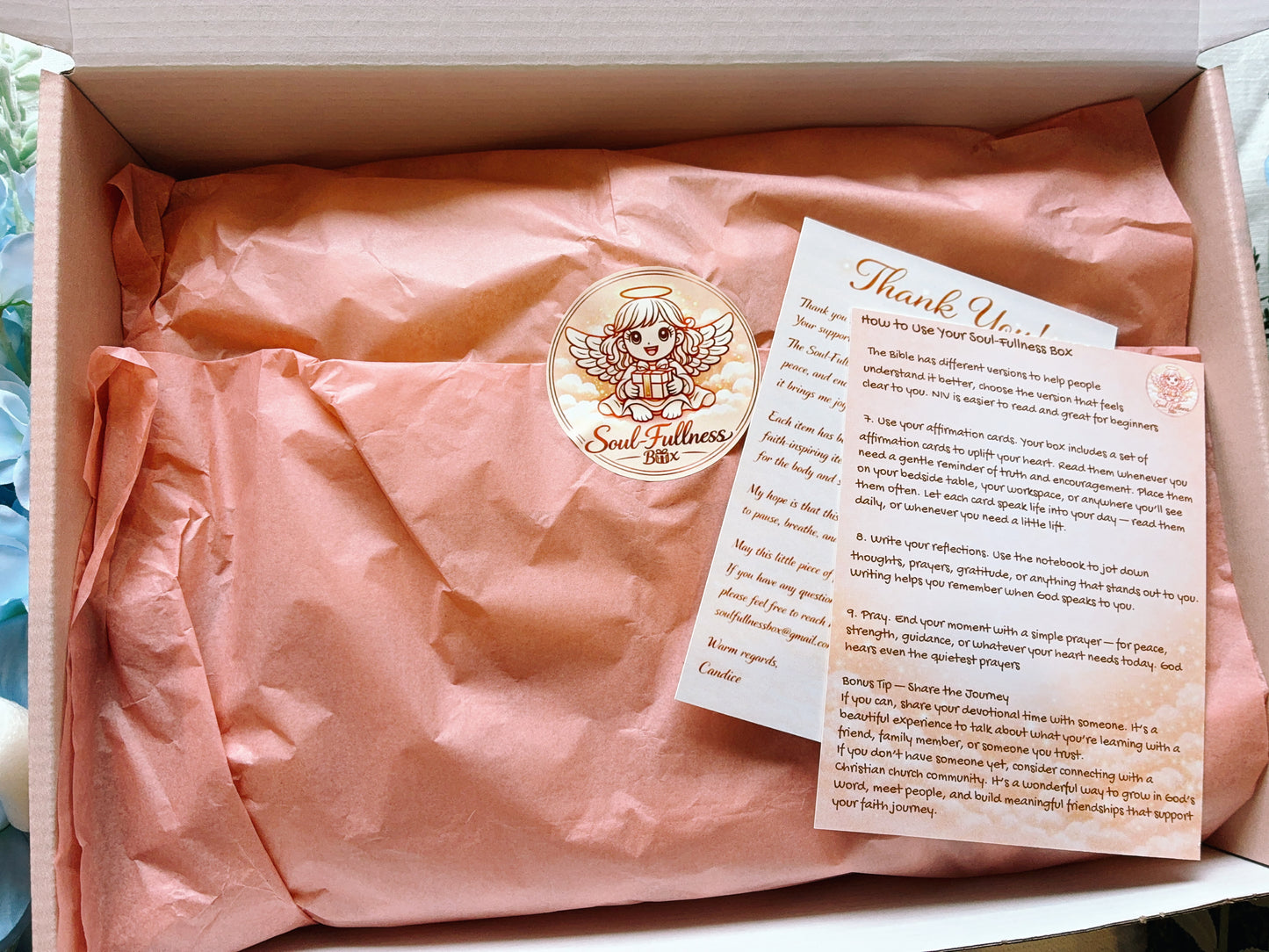 Prayers To Help You Thrive and Cocoa Comfort - Christian Gift Box