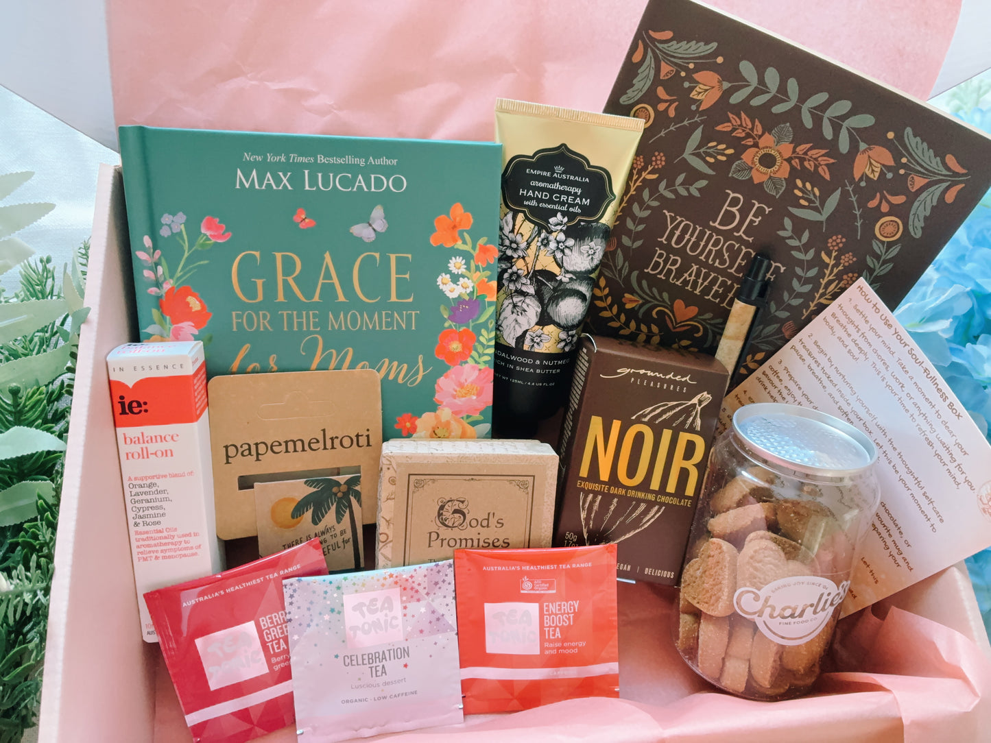 Grace for the Moment for Moms and Cocoa Comfort - Christian Gift Box